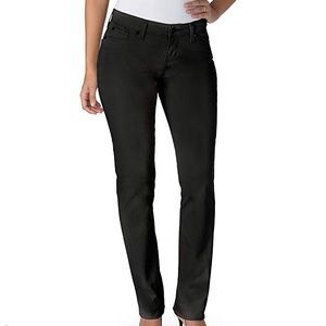 Levi Strauss Gold Mid-Rise Straight Black size 10